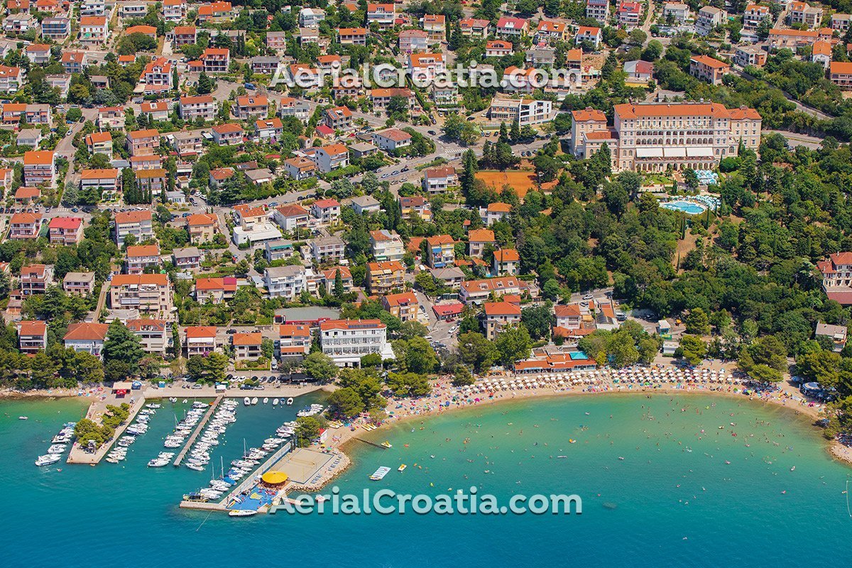 Crikvenica • Letecké fotky Chorvatska