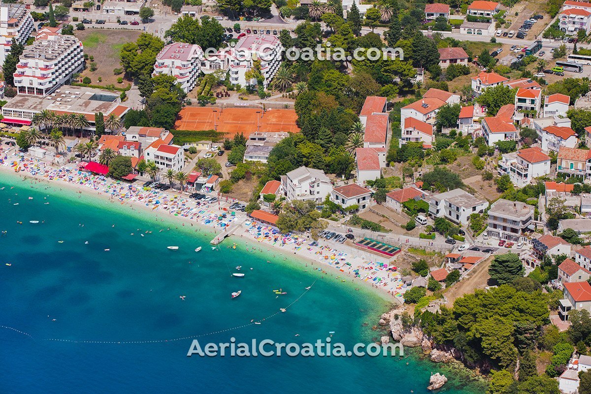 Gradac • Letecké fotky Chorvatska