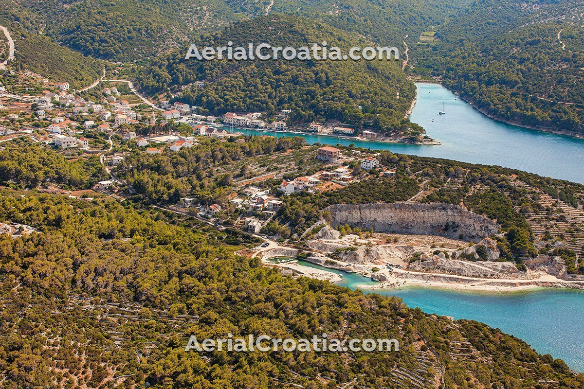 Povlja • Aerial Croatia